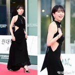 '<b>숏컷</b> 여신' 강지영, 절개 드레스로 뽐낸 고혹美