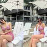 <b>안지현</b>, '핑크' 비키니 입고 볼륨 몸매 과시…"여신 치어리더"