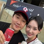 축구하다 눈 맞은 배성재김다영, 밤까지 '달달' 야구장 데이트