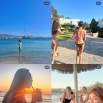 추사랑, 그리스에서 빛난 비키니 뒤태..14살 맞아? 母 닮아 우월한...