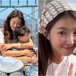 '임신' 이시영, 아들과 뉴욕서 지내는 중..前남편 "반대했지만...