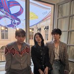 [포토] <b>뷔</b>·박보검·수지, 파리서 '셀린즈' 결성…美친 비주얼