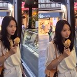 너무 사랑스러운 황후 나비에..<b>젤라또</b> 먹는데 이렇게 귀여울 일?