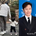 '그저 아빠'…운동회→잠옷 <b>산책</b> '현실 모멘트' [엑's 이슈]