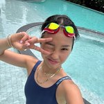 "이게 진짜 핫서머" 오마이걸 <b>미미</b>, 수영장서 터진 상큼 에너지