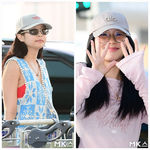 ‘블핑’ 제니는 흘렸고, 지수는 웃었다…공항에서 마주한 여름의 온도차