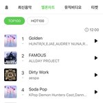 와 케데헌 골든 멜론 <b>TOP</b>100 1위함ㅋㅋ