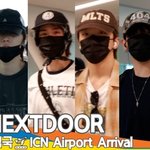 보이넥스트도어, 얼굴을 가려도 눈빛은 아이돌 (입국) [뉴스엔<b>TV</b>]