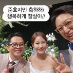 김준호김지민, 결혼식서 미소 만발..<b>한석준</b> "행복하게 잘 살아"