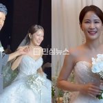 김지민 결혼식에서 아버지 빈자리 대신 김대희가 신부 입장 같이 한...