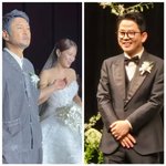 김대희, ‘돌아가신 아버지 대신’ 김지민 손잡고 입장…김준호는 웃고...