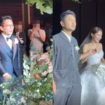 '<b>만세</b>' 김준호'김대희와 입장' 김지민..결혼식서 오나미는 '오열'[스타이슈]