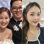 [단독]'박나래 아니었다'..김준호김지민 결혼식 부케는 한윤서 품에