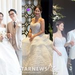 '김준호' 김지민, 3번 바뀐 드레스 화제..아이유·로제도 입었다...