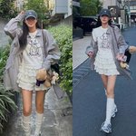 임수향, 프릴치마에 인형 들고…<b>캡모자</b> 아래로 웃음도 내려왔다