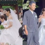 할머니·선배 손잡고 버진로드…하객 울린 들 특별한 '신부입장' [엑's...