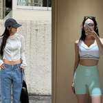 '금융맨' 효민, 먹어도 배 안 나오나? <b>배꼽티</b> 입고 삼겹살 먹으러