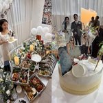 김지민, <b>성대</b>한 브라이덜 샤워..김준호 얼굴 케이크에 '활짝'