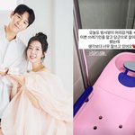 '쌍둥이 임신' 김지혜, 머리 감겨주는 최성욱 자랑 "오늘도 감겨줌"