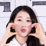 [T포토] 장다아 '볼빵빵 볼하트'