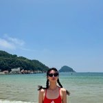 정호연, 완벽한 몸매 자랑...모델이 입는 수영복은 달라