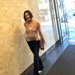 '김용건 며느리' 황보라, <b>우인</b>맘의 대변신..시스루 슬리브리스 '말잇못...