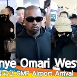 칸예 웨스트❤️<b>비앙카</b> 센소리, 공항에 울려 퍼지는 팬들의 ‘예’...