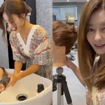 전업 하나?…고객 샴푸부터 업스타일까지 '완벽 소화' [<b>MD</b>스타]