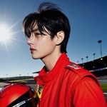 <b>뷔</b> 이거 F1 합성사진 개미쳤네