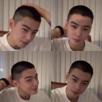 "진짜 <b>밤톨</b>이…" 차은우, 입대 D-1 완전한 '삭발'