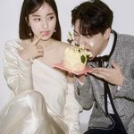 '최현석 딸' 최연수, 12세 연상 딕펑스 김태현과 결혼…상큼 웨딩화보...