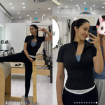 박지윤, 24시간 단식…엄마보다 큰 딸과 "마지막 <b>듀엣</b> 필라테스"