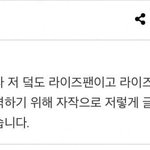 [어케생각해] 라이즈팬들 더쿠에서 <b>내부</b>정병 자해공갈 또 걸렸대