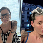 '출산 74일만 복귀' <b>모니카</b>, 문신이 이렇게 컸어?