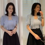 <b>서예지</b>, 결혼식 가는 줄?…전시회서 포착된 '정석 하객룩' [해시태그]