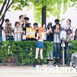 영원히 남을 출근길 하트 팬서비스’ (<b>동물</b>농장 출근길) [HD포토]