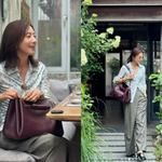 "우아한 그녀"…'58세' 김희애, <b>꽃무늬</b> 셔츠의 품격을 높였다