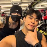 마선호, <b>방탄소년단</b> 정국과 헬스장 만남…커진 몸에 팬들 '심쿵'