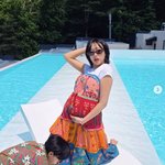 손민수’ 임라라, 수영장에서 <b>요염</b> 임산부..더 커진 D라인