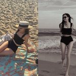 비키니 입은 이솔이, 부산 <b>바다</b> 장악한 여신 포스