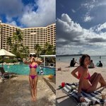 두 아이 엄마라고? 괌에서 뽐낸 비키니 몸매 ‘감탄’ [<b>MD</b>스타]