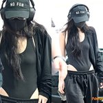 블랙핑크 제니, 곧 흘러내릴 듯한 바지‥골반 드러낸 파격 <b>보디</b>수트룩