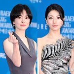 수지 "옵빠" 애교 부른 송혜교, '잘생김' 인증 후 또 강렬...