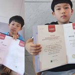 이지현, '수학 영재' 子 일냈다...수학 학력평가 최우수상 "잘했어...