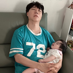 딸, 갈수록 '父 <b>판박이</b>'…김다예 "진짜 똑같다" [해시태그]