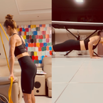 <b>쥬얼리</b> 출신 이지현, 운동 중 포착된 근황…군살 없는 탄탄 몸매