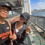 '법적분쟁' 뉴진스 다니엘, 잠수교에서 뭐하나 봤더니 “<b>러닝</b> 인재”