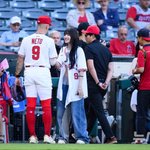 잡은 그룹 '아이들' 에인절 스타디움 깜짝 등장 [<b>뉴시스</b>Pic]