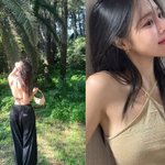 ‘박성광’ 이솔이, 끈 하나 달린 상의로 파격 등 노출 “<b>뒤태</b>마저...