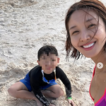 김빈우, 비키니 입고 핫한 엄마..아들<b>바보</b>가 여기있네